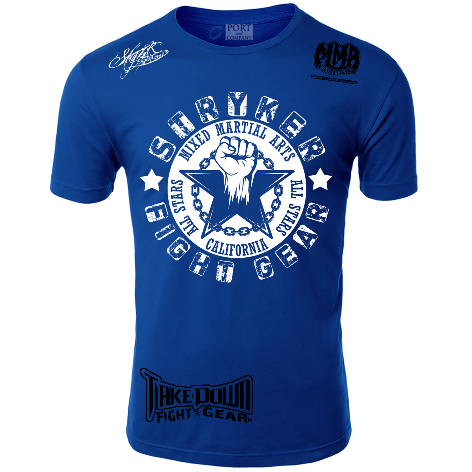 Stryker Fight Gear All Star Take Down MMA UFC Adult T Shirt
